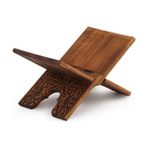 Çağrı Selçuklu Yakma Desenli Ahşap Rahle (Mini)