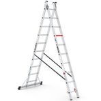 Çağsan 2x10 Basamaklı Duocombi - İki Parçalı Çok Amaçlı Merdiven Tsa6 Metal