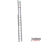 Çağsan 2x10 Basamaklı İki Parçalı Sürgülü Alüminyum Merdiven