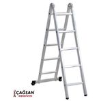 Çağsan 2x5 Basamaklı Katlanır Alüminyum Merdiven