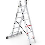 Çağsan 2x6 Basamaklı Duocombi - İki Parçalı Çok Amaçlı Merdiven Tsa4 Metal