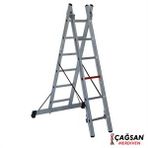 Çağsan 2x6 Basamaklı İki Parçalı Çok Amaçlı Alüminyum Merdiven