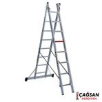 Çağsan 2x8 Basamaklı İki Parçalı Çok Amaçlı Alüminyum Merdiven