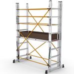 Çağsan 2x8 Basamaklı Polysafe - Çok Amaçlı İskele Merdiven Pl003 Metal