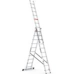 Çağsan 3x10 Basamaklı Triocombi - Üç Parçalı Çok Amaçlı Merdiven Ts190 Metal