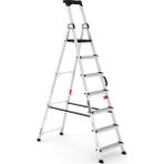Çağsan Hazar Alüminyum 6+1 Basamaklı Katlanır Merdiven