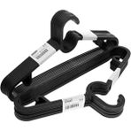 Çağur Spruttıg Hafif Elbise Askısı, Siyah, Plastik, 39 cm - 20'li Set Yeni 1109945 - Ahşap Rengi