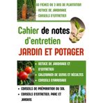Cahier de Note d’Entretien de Jardin Extérieur et Potager à Remplir: Carnet de plantation du jardin et de semis du potager avec calendrier de ... du jardinier plus conseils et astuces
