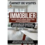 Cahier de recherche immobilière | Journal de bord à remplir pour réussir projet , immeuble de rapport , division , appartement , studio etc… | Pour investisseur immobilier amateur ou professionnel