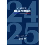 Cahier de réservation restaurant - Saison Hiver: 2 pages par jour (Déjeuner / Dîner) | Agenda pour 78 réservations par jour | Saison Hiver - Octobre à Mai | Grand format A4 |