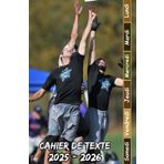Cahier de texte 2025 2026 Frisbee: Pour les niveaux CE1, CE2, CM1, CM2, collège et lycée | Parfait pour chaque matière scolaire