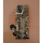 Cahrlie Chaplin Wall Dekoratif Sarkaçlı Duvar Saati