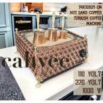 Cahvee Kumda Kahve Makinesi | 34x32x25 cm | Cezvesiz | 1000W | Bakır Elektrikli | El Yapımı | Kum Dahil