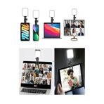 Caılon Klipsli Led Işık | 3 Renk Ayarı & 9 Parlaklık Seviyesi | Telefon, Tablet Ve Laptop Uyumlu