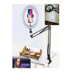 CAILON Ring Light Esnek Masaüstü Mengeneli Tiktoker Ring Light Led Selfie Yayın Işığı 10 Inç