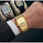 Caınuos Dijital Analog Erkek Kol Saati - Sarı