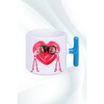 Caisya Mutlu Çiftler Love Kalp Baskılı 01 Hediye T Saplı Kupa