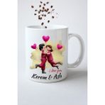Caisya Teddy Bear Love Ayıcık Baskılı Hediye Beyaz Kupa Bardak