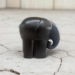 caju art & decoration Büyük Boy Siyah Renk Sanatsal Fil Mamut Biblo Heykel Ev Ofis Dekor