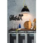 caju art & decoration Dekoratif Mutfak Yazısı Ahşap Tablo Mutfak Duvar Dekoru