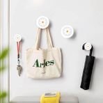 caju art & decoration Dörtlü Yuvarlak Papatya Çiçek Ev Ofis Hol Duvar Askılık