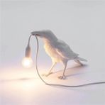 caju art & decoration Lamba Tutan Karga Abajur Modern Aydınlatma Led Işık Dekor Beyaz