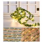 caju art & decoration Yapay Yapraklı Yeşil Sarmaşık 3 Metre Peri Led Işık Süs