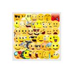 CajuArt 07 50 Adet Tekrarsız Emojiler Kalite PVC Sticker Süs