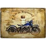 CajuArt Begining Motor Temalı 20X30 cm Metal Plaka Metal Tablo - Karışık