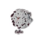 CajuArt Coffee Çekirdek Demlik Sallanan Sarkaç Mutfak Duvar Saati