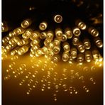 Cajuart Dekoratif 10 Metre Günışığı Sarı Renk Pilli Şeffaf Ip Led Lamba