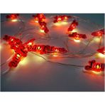 CajuArt Dekoratif 2 Metre Günışığı Renkli Love Yazı Şekilli Peri LED Işık - Gün Işığı