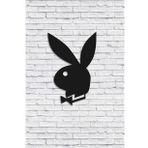 CajuArt Dekoratif Playboy Tavşan Figürü 30 cm Ahşap Tablo Dekor
