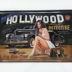 CajuArt Hollywood Tema Retro Metal Plaka 20x30 cm Metal Tablo