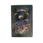 CajuArt Kartal Temalı Retro 20x30 cm Metal Plaka Metal Tablo Süs