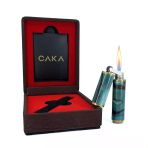 Caka Harmony Pirinç Ortadan Kırılan Benzinli Gemici (Muhtar) Çakmağı - Koyu Yeşil