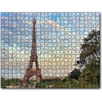 Caka Tablo Eyfel Kulesi Paris Uzak Manzara 120 Parça Puzzle