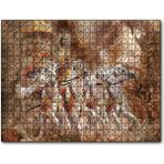 Caka Tablo Hindu Tanrıların Savaş Sahnesi Mitolojik 255 Parça Puzzle