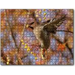 Caka Tablo Sarı Meyveli Ağaç ve Sevimli Kuş 500 Parça Puzzle