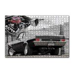 Cakapuzzle 1969 Chevrolet Nova Arka Görünüş 120 Parça Ahşap Puzzle