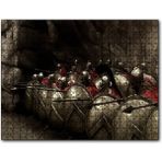Cakapuzzle 300 Spartalı Mızrak ve Kalkanlı Askerler Puzzle