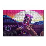 Cakapuzzle 80ler Arabada Teyp Kasedi 120 Parça Ahşap Puzzle
