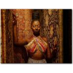 Cakapuzzle Afrikalı Duru Güzellik ve Yöresel Kıyafeti Mdf 255 Parça Puzzle