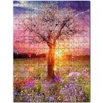 Cakapuzzle Ağaç Kadın Bahar Çiçekleri 1000 Parça Puzzle