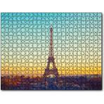 Cakapuzzle Akşamüzeri Eyfel Kulesi ve Paris Mdf 120 Parça Puzzle