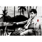 Cakapuzzle Al Pacino Tony Montana Yaralı Yüz 120 Parça Ahşap Puzzle