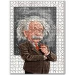 Cakapuzzle Alber Einstein Karatahta Karikatürize Ahşap 1000 Parça Puzzle