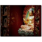 Cakapuzzle Altın Buda Heykeli Mdf 120 Parça Puzzle