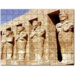 Cakapuzzle Antik Mısır Tapınağın Muhafızları Kil Heykeller Mdf 120 Parça Puzzle