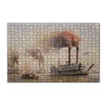Cakapuzzle Antika Buharlı Vapurlar 120 Parça Ahşap Puzzle